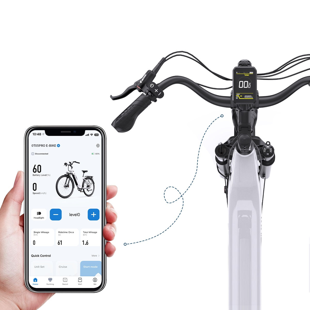 202-Onesport OT05 Pro Electric City Bike