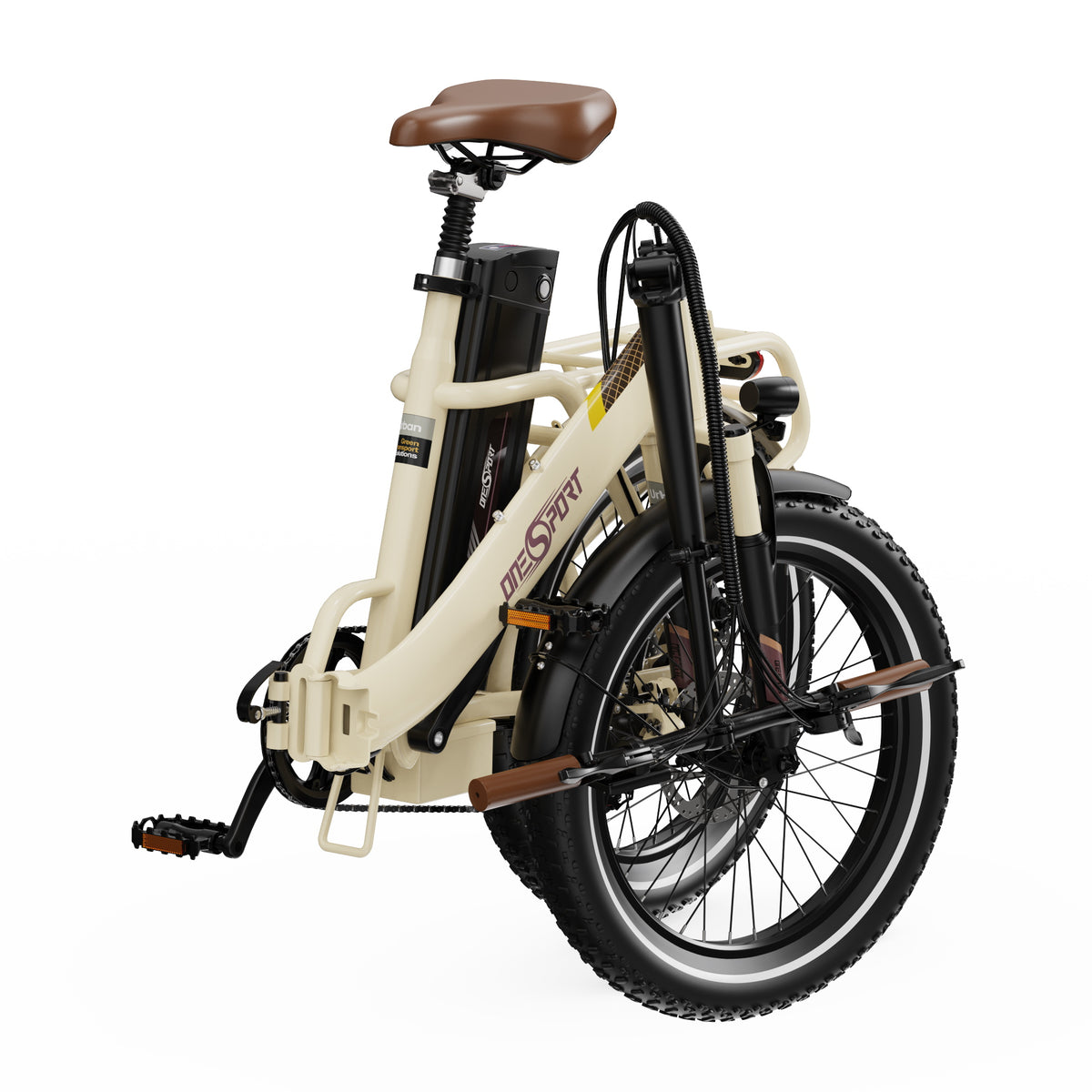 201-OneSport OT16-2 Folding Electric Bike