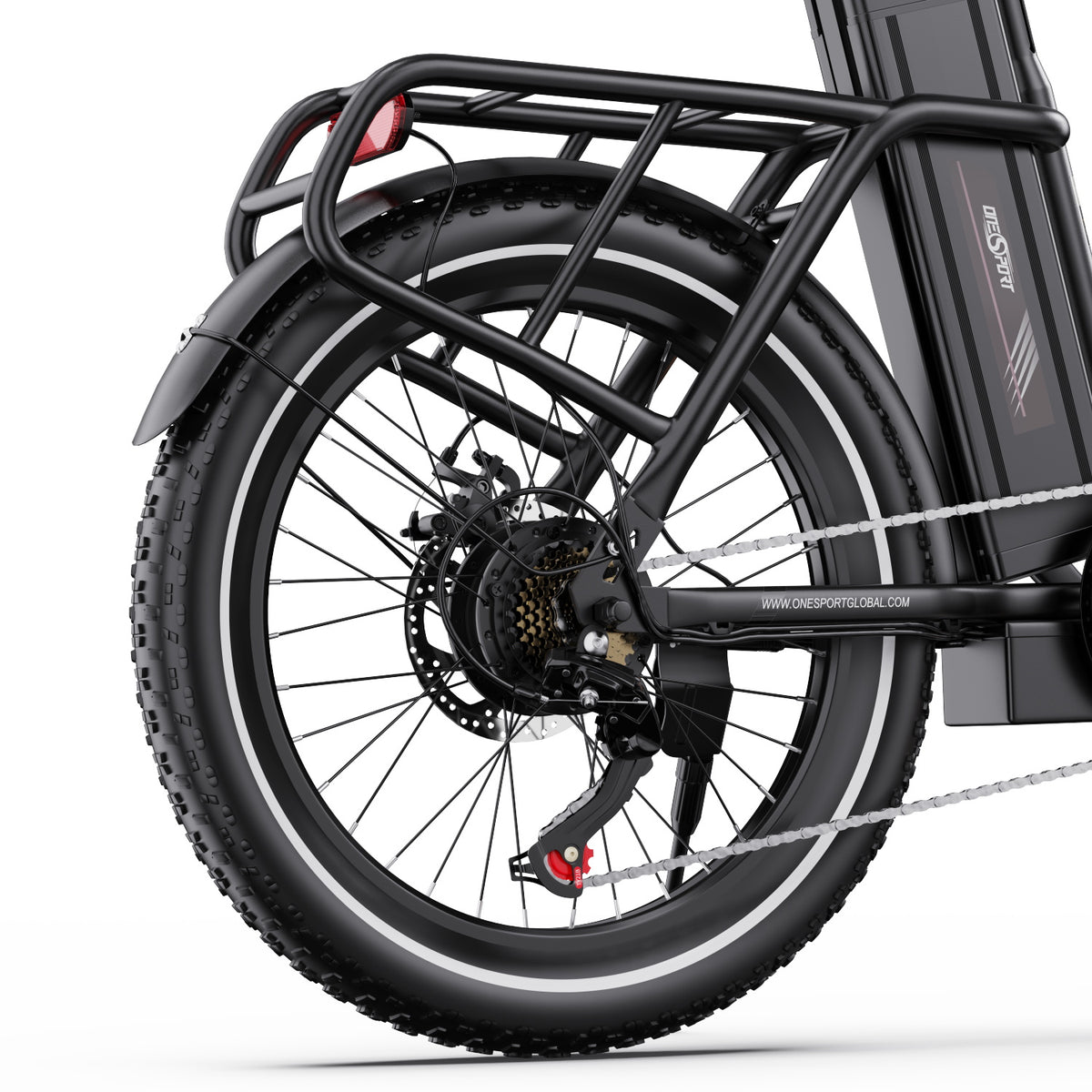 201-OneSport OT16-2 Folding Electric Bike